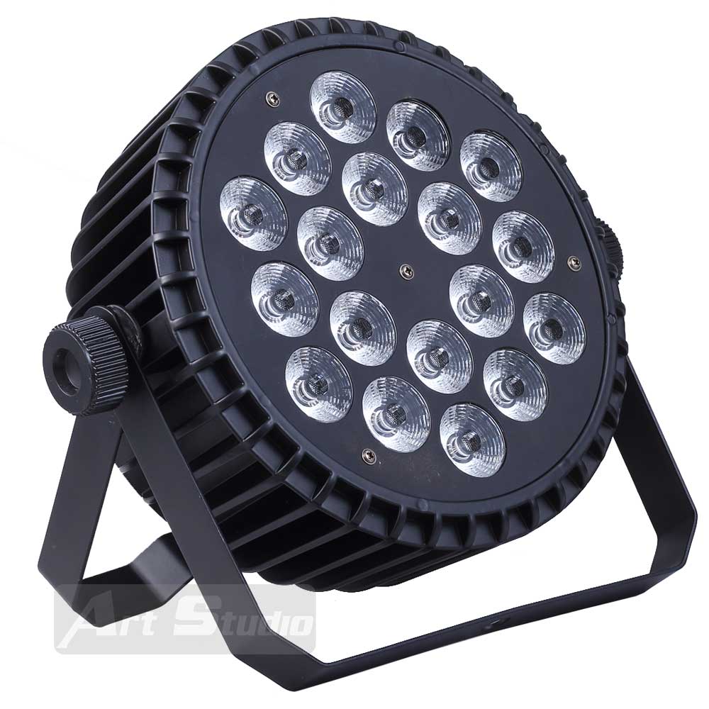 פנס לד שקט 18x10W RGBW Apextone – L 18*10WW 4in1 FT – תמונה 3