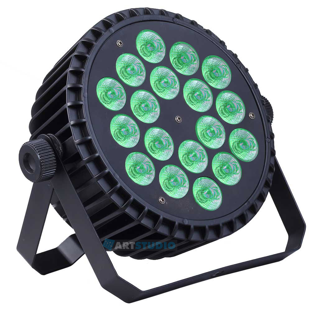 פנס לד שקט 18x10W RGBW Apextone – L 18*10WW 4in1 FT – תמונה 2
