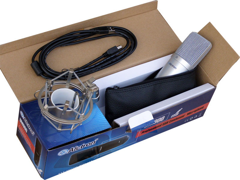 מיקרופון קונדנסר USB להקלטה ביתית Alctron UM900