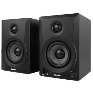 זוג מוניטורים אולפניים 3.5" Superlux BES3.5 – שחור