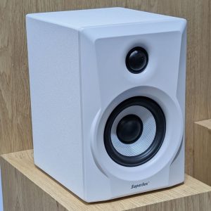 זוג מוניטורים אולפניים 5" Superlux BES5 – לבן