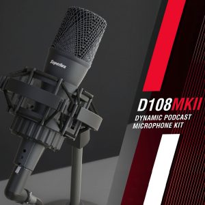 מיקרופון דינמי לפודקאסט Superlux D108MKII