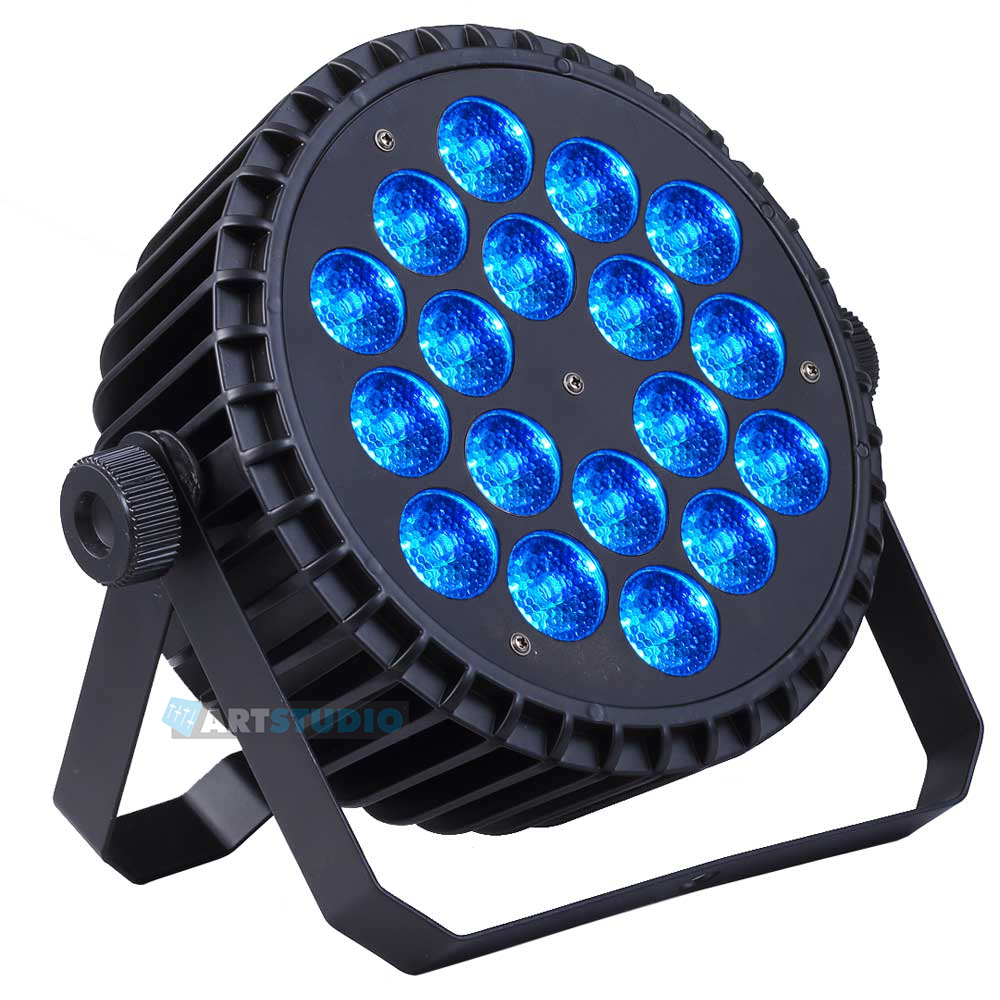 פנס לד שקט 18x10W RGBW Apextone – L 18*10WW 4in1 FT