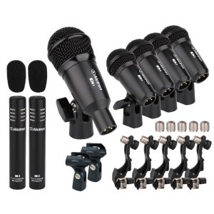 סט מיקרופונים להקלטת תופים Alctron T8400