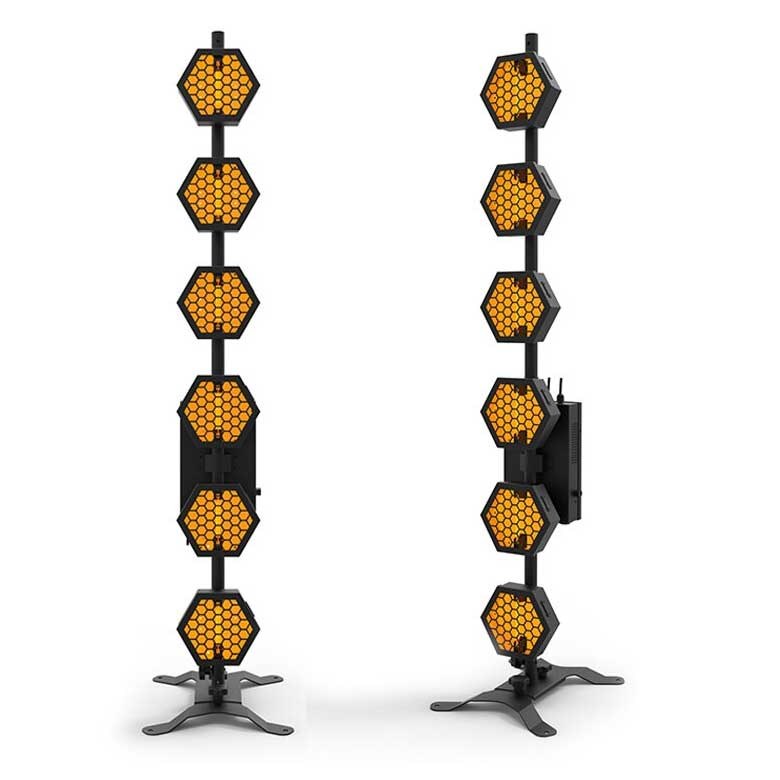 פנס פיקסל לד COB בסגנון Portman עם 6 שורות Hexa Apextone HALO HEXA 6 - Portman