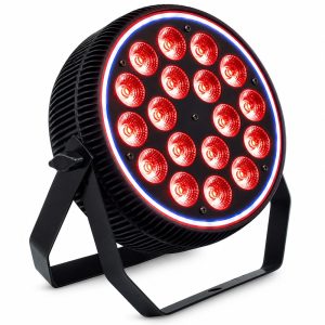 פנס פאר לד 18x10W 5in1 עם טבעת לד Apextone L 18-5-RING
