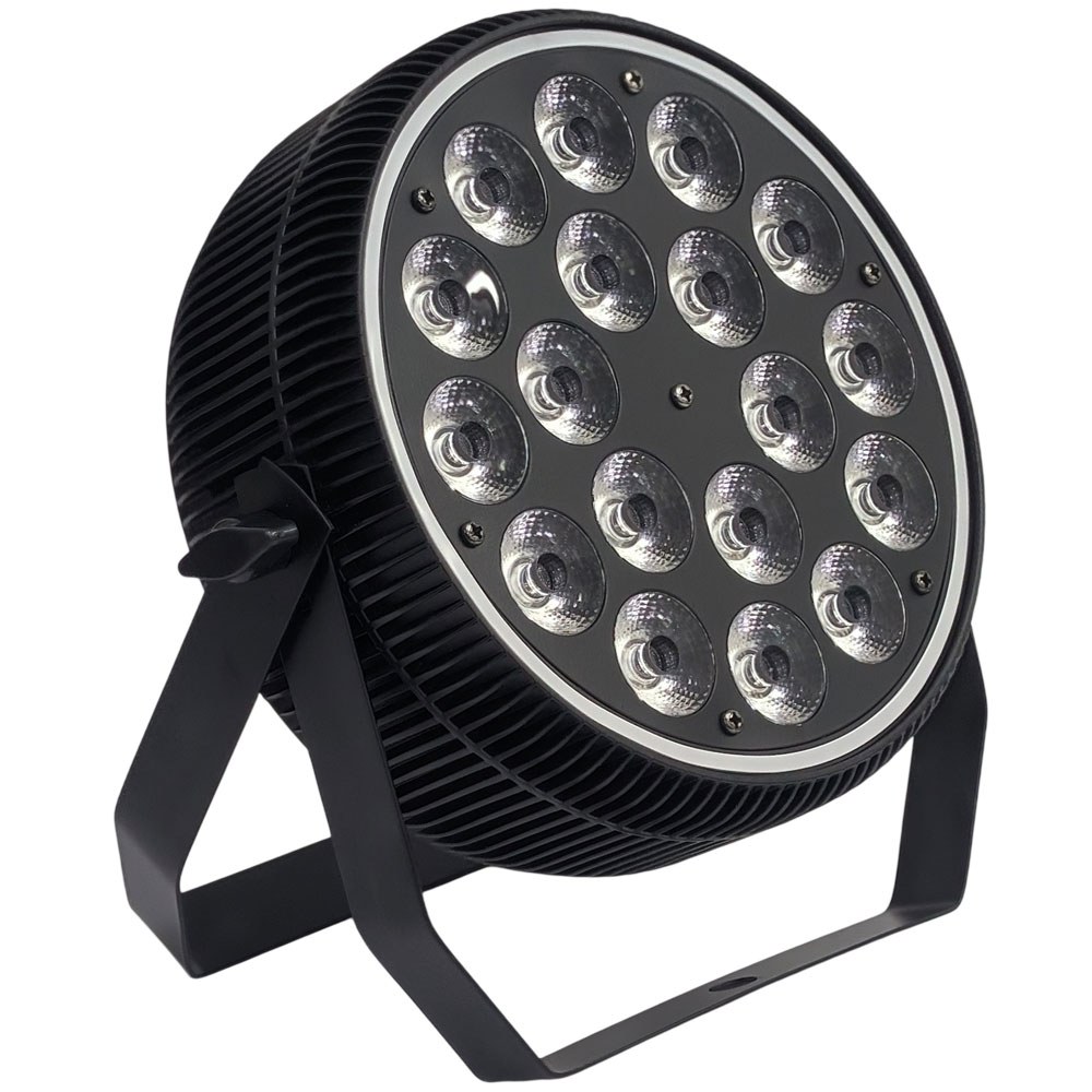 פנס פאר לד 18x10W 5in1 עם טבעת לד Apextone L 18-5-RING