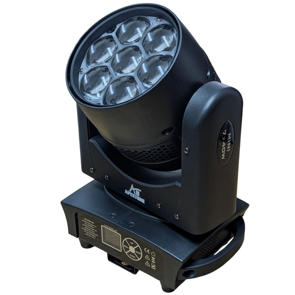 ראש נע 7x40W עם זום Apextone L 7x40W Moving Head