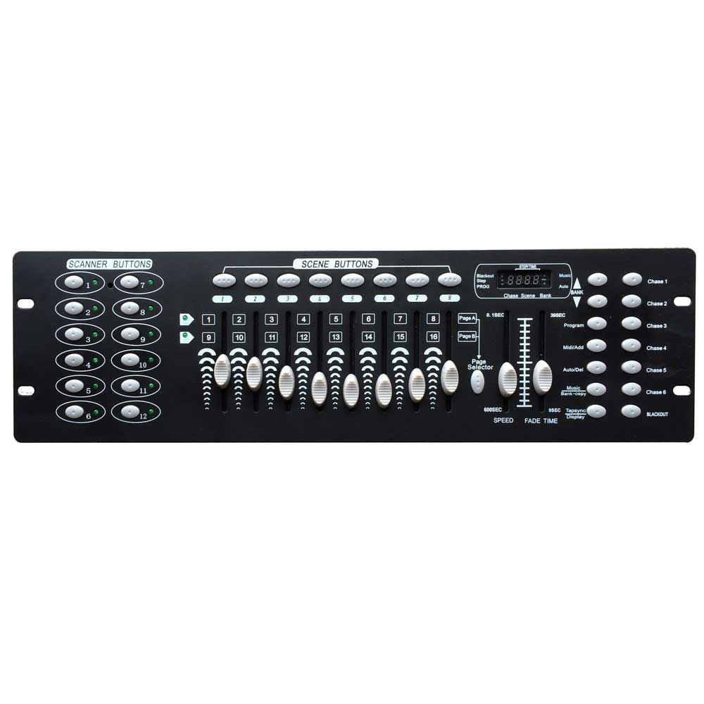 לוח בקרת DMX עם 192 ערוצים Apextone L DMX CONTROL