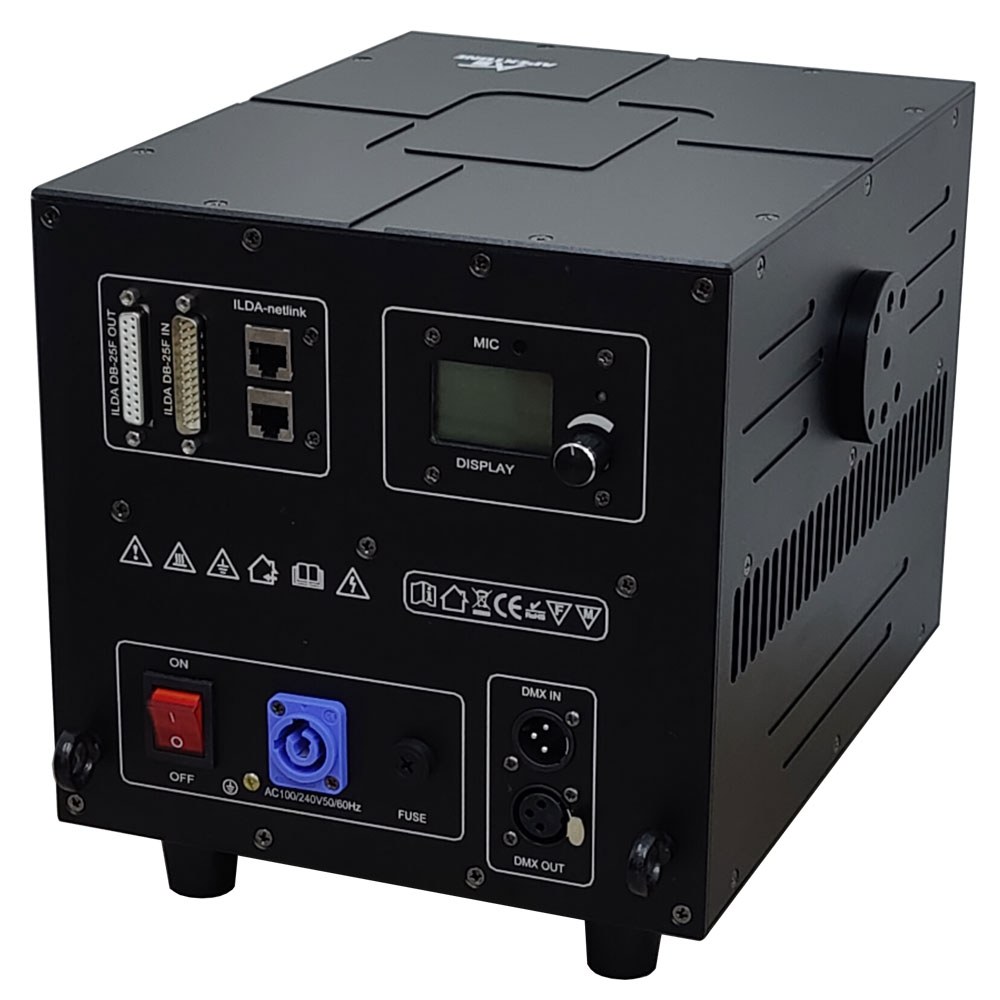 מכונת לייזר אנימציה 10W בצבע מלא עם ILDA ו-Bluetooth Apextone LZ 10W