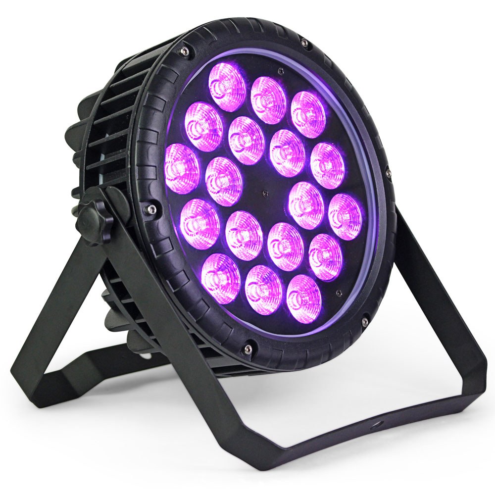 פנס פאר לד עמיד במים 18x10W RGBA 4in1 Apextone WP1810