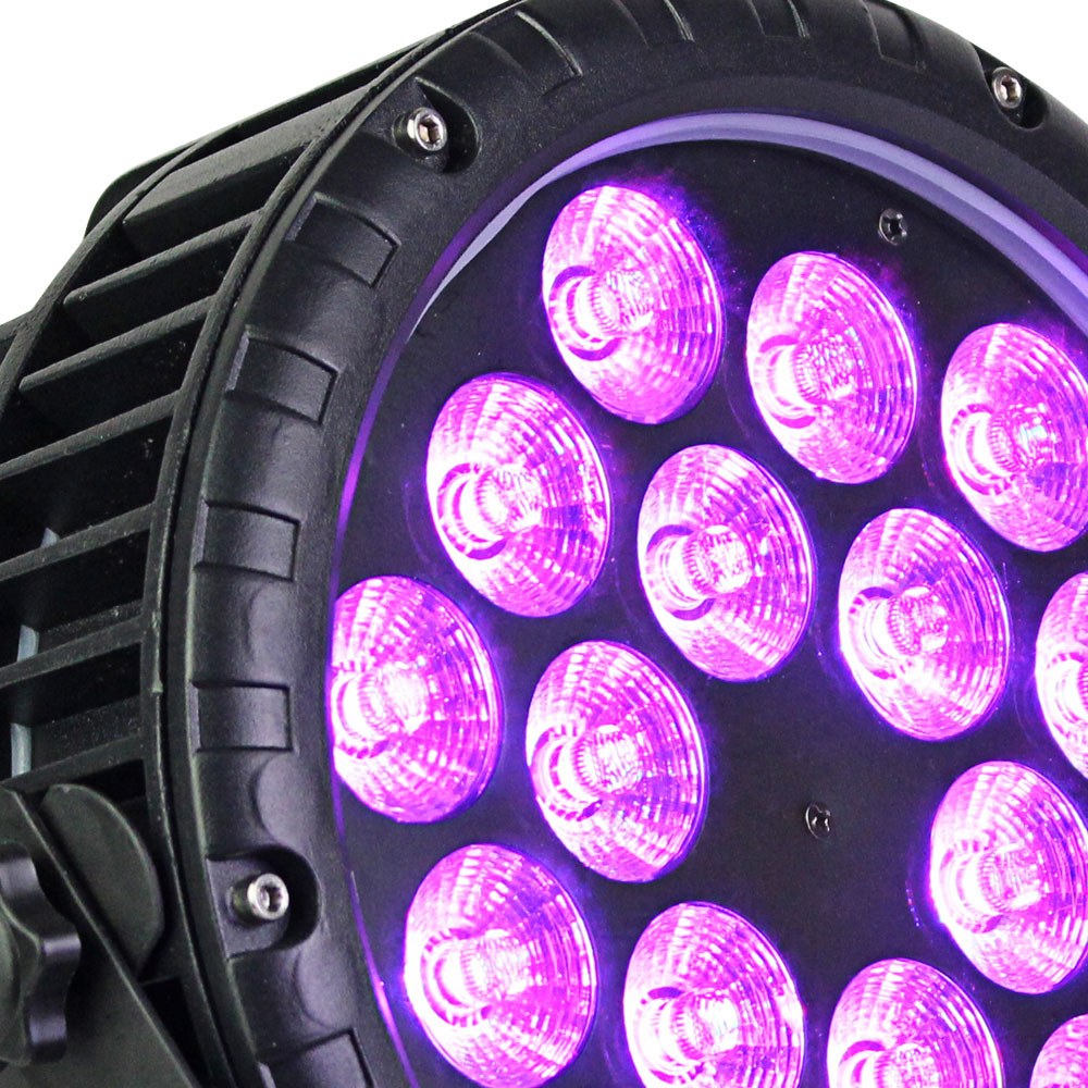 פנס פאר לד עמיד במים 18x10W RGBA 4in1 Apextone WP1810