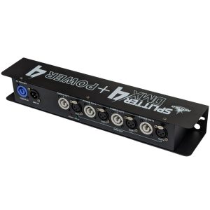 מפצל DMX ל-4 יציאות עם חלוקת חשמל Art Light DMX PR-204D