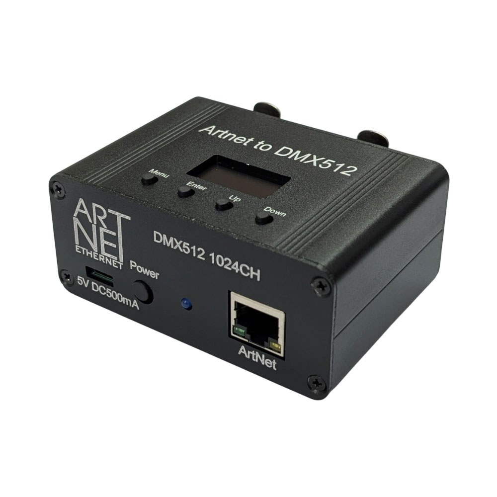 בקר Art-Net ל-DMX עם 2 יציאות ARTNET 2-Ports