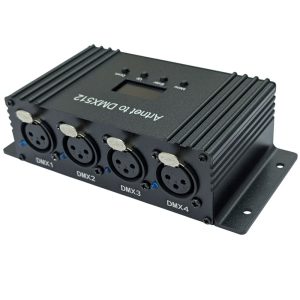 בקר Art-Net ל-DMX עם 4 יציאות ARTNET 4-Ports
