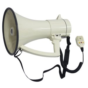 מגפון 45W עם סוללת ליתיום וסירנה BTS MEGA-45W Li