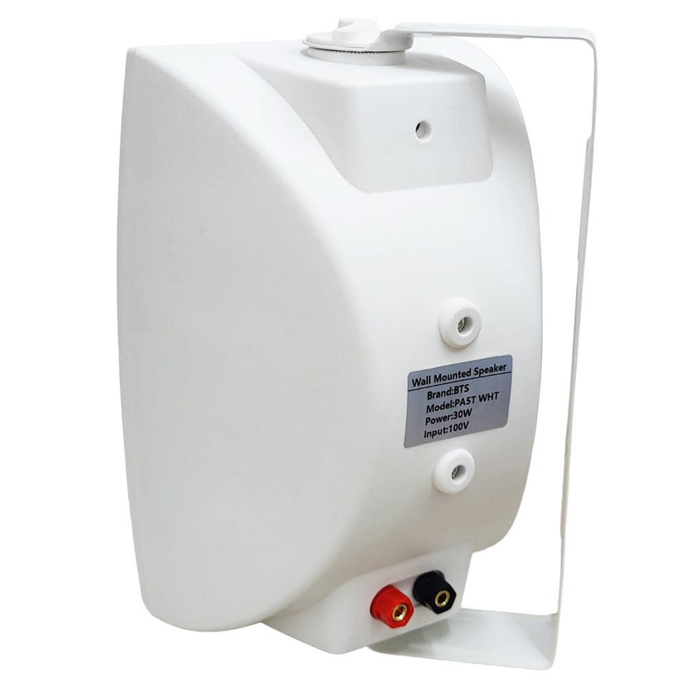 רמקול התקנה 5" 30W עם שנאי קו BTS PA5T שחור