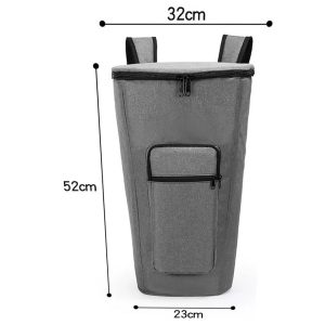 תיק מרופד לדרבוקה Gawharet El Fan DARBUKA BAG GRAY