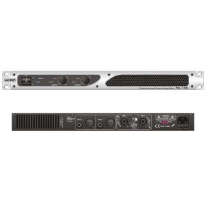 מגבר כוח קומפקטי 1U 2×100W @4Ω Haymer PA-100
