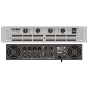 מגבר כוח 4 ערוצים 4×400W @8Ω Haymer MC-4400