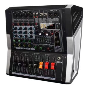 מיקסר מוגבר 5 ערוצים 2×200W Haymer PMIX ED4