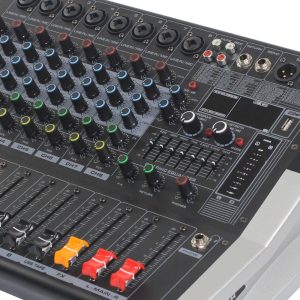 מיקסר מוגבר 9 ערוצים 2×350W Haymer PMIX ED8