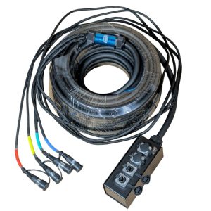 מולטיכבל רשת Cat6a 4 ערוצים 30 מ' Haymer Pro CAT6-4Ch-30m