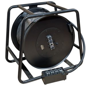 מולטיכבל רשת Cat6a‏ 4 ערוצים 60 מ' עם גלגלים Haymer Pro CAT6-4Ch-60m-B