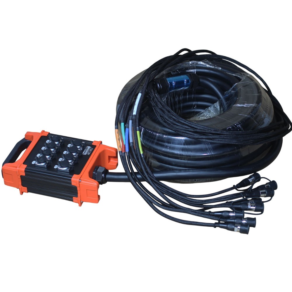 מולטיכבל רשת Cat6a 8 ערוצים 30 מ' Haymer Pro CAT6-8Ch-30m