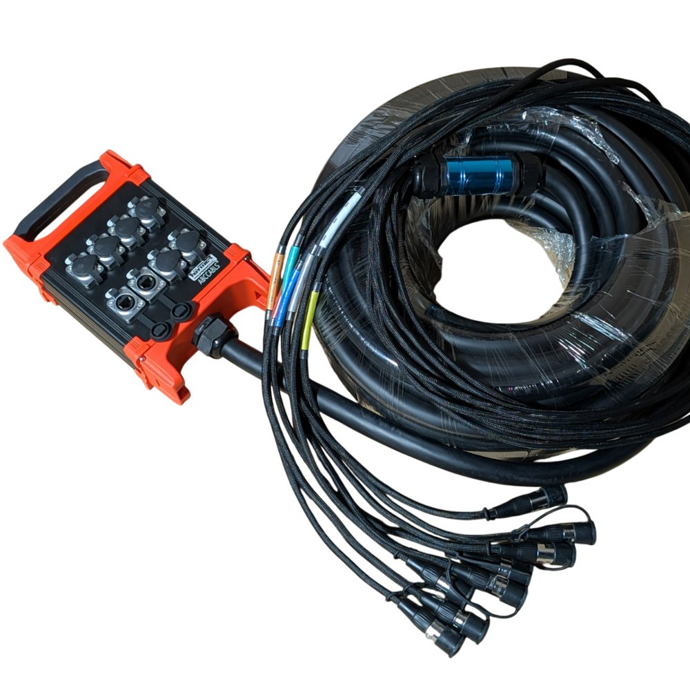 מולטיכבל רשת Cat6a 8 ערוצים 30 מ' Haymer Pro CAT6-8Ch-30m