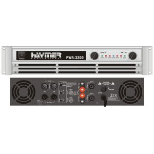 מגבר כוח 2 ערוצים 2×400W @8Ω Haymer PWR-3200
