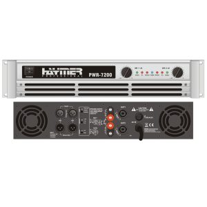 מגבר כוח 2 ערוצים 2×800W @8Ω Haymer PWR-7200