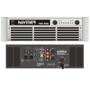 מגבר כוח 2 ערוצים 2×1400W @8Ω Haymer PWR-9400