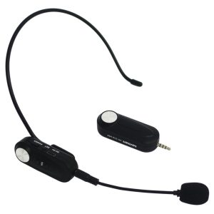 מיקרופון ראש אלחוטי UHF נטען Haymer UH-510 HSP