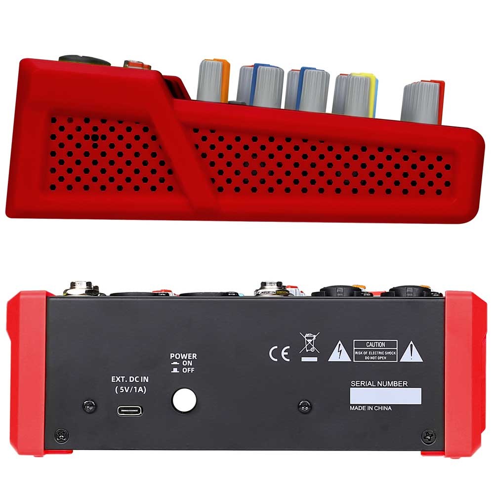 מיקסר 6 ערוצים עם 99 אפקטים ו-Bluetooth ICM A28DSP