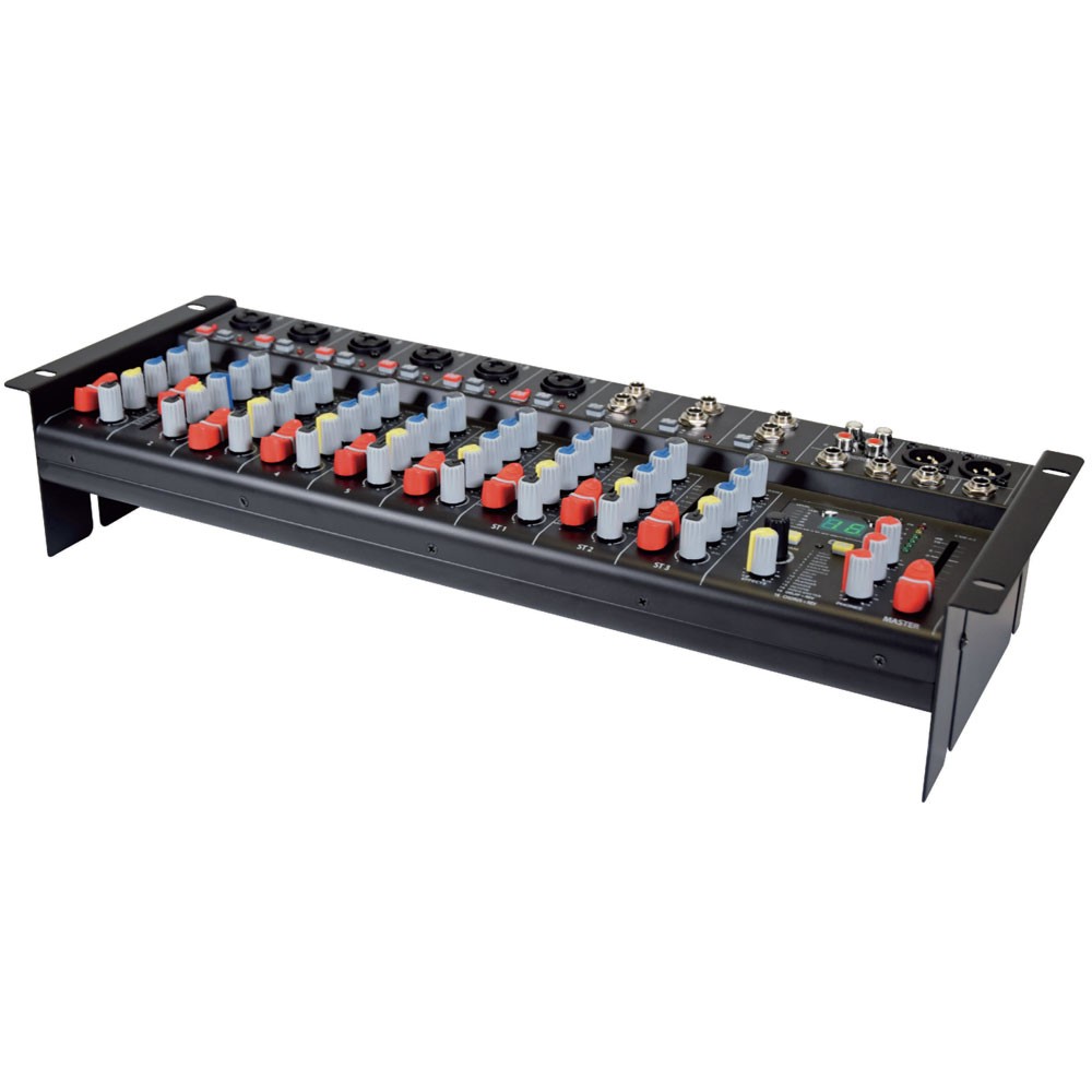 מיקסר ראק 9 ערוצים עם אפקטים ו-Bluetooth ICM CSR-63