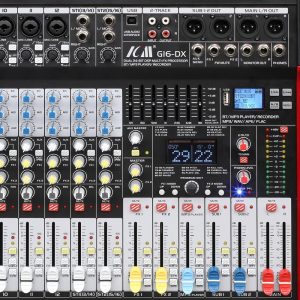 מיקסר 16 ערוצים עם אפקט כפול, USB ו-Bluetooth ICM G16-DX