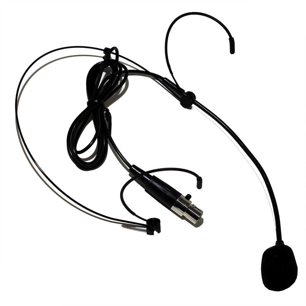מיקרופון ראש (מדונה) בצבע שחור בחיבור Mini XLR ICM IH-05 Black
