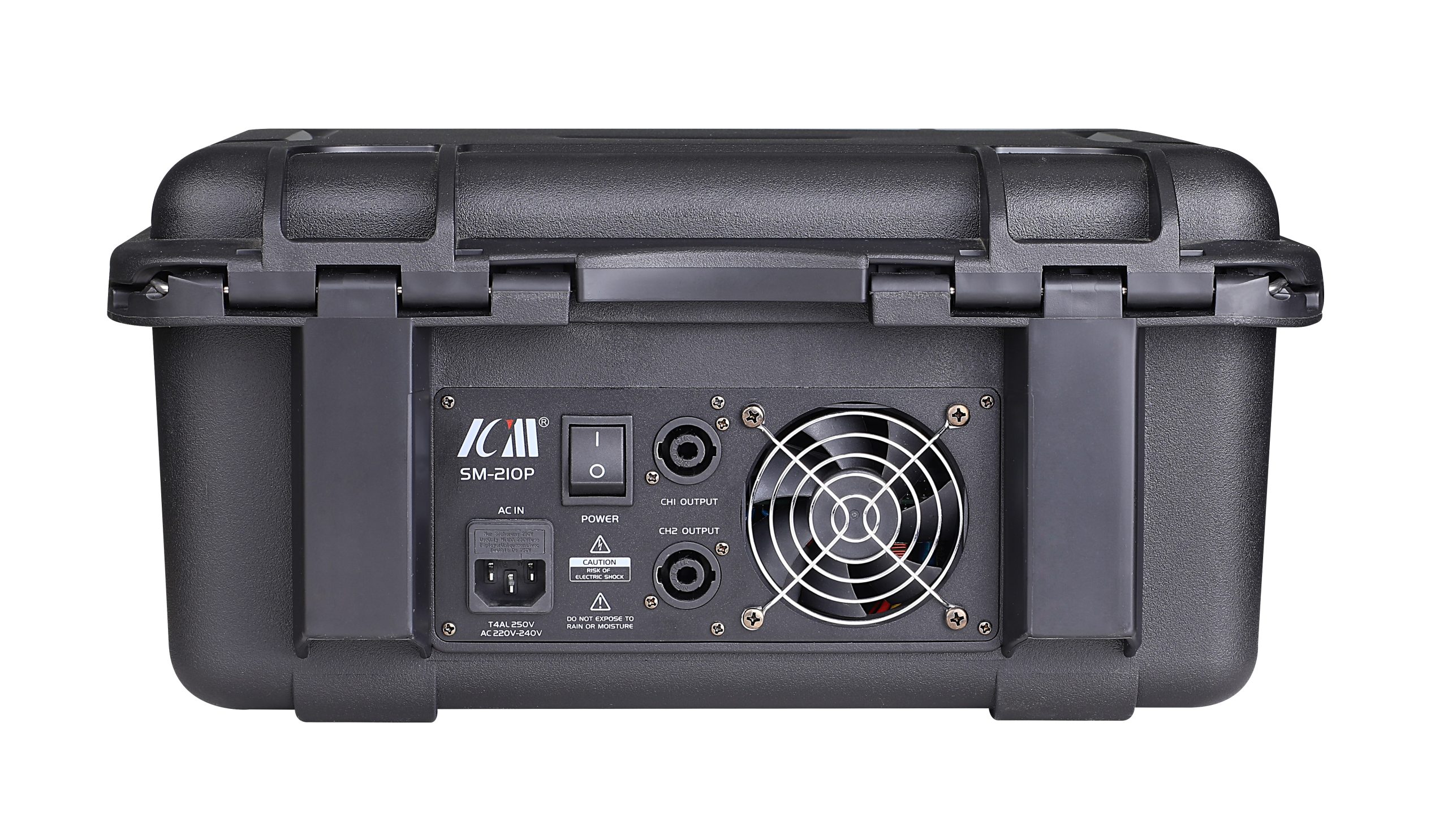 מיקסר מוגבר 600W עם 2 מיקרופונים אלחוטיים ICM SM-210P