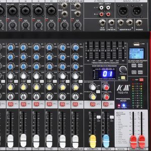 מיקסר 10 מונו + 2 סטריאו עם אפקטים ו-Bluetooth ICM T122-FX