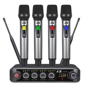 סט 4 מיקרופונים אלחוטיים ידניים True Diversity ICM TD IU-2070 X4