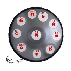 פאנטם יד 60 ס"מ, מקצועי Jinbao HANDPAN 10-Tones