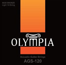 סט מיתרים לגיטרה 12 מיתרים Olympia OL AGS 120