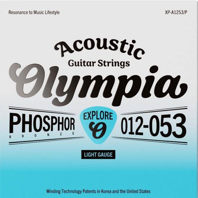 סט מיתרים לגיטרה אקוסטית 0.12 Olympia OL XP-A1253/P