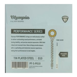מיתר בודד 0.10 לגיטרה אקוסטית או חשמלית Olympia PF-S-P010