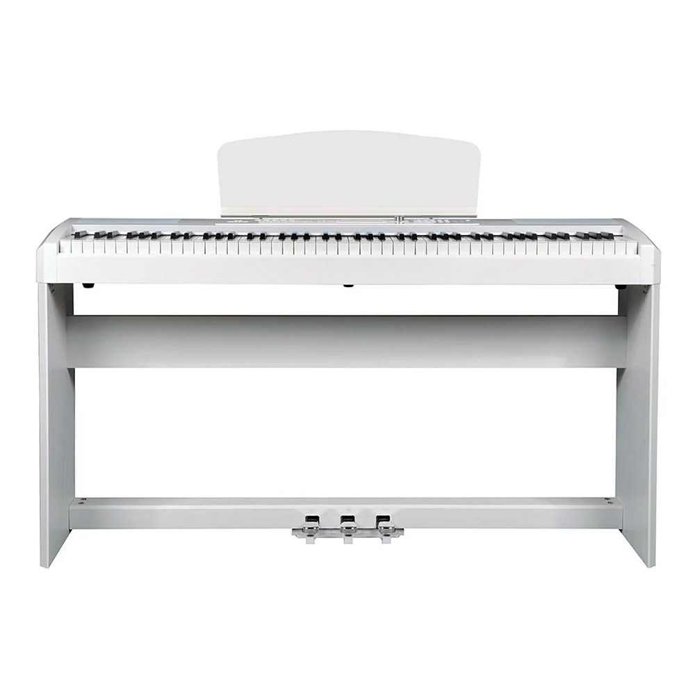 פסנתר חשמלי, ליווי אוטומטי RINGWAY RP60 WHT+Stand