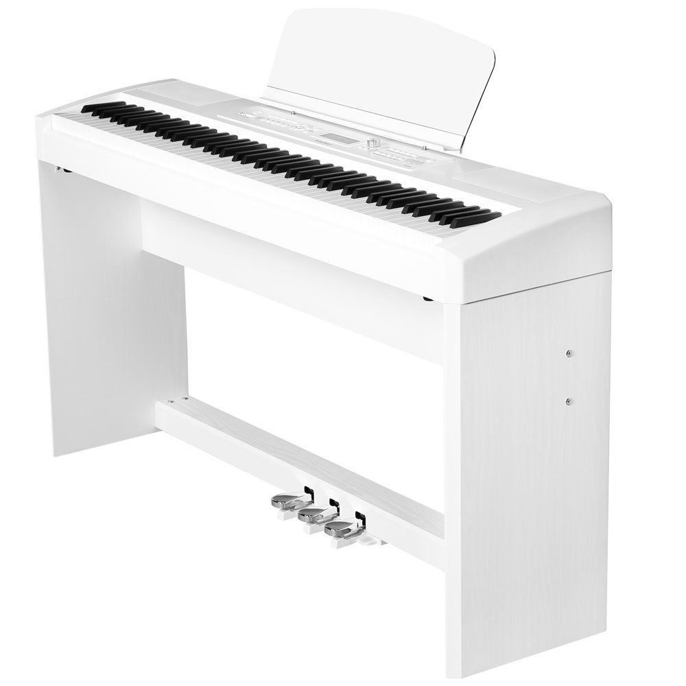 פסנתר חשמלי, ליווי אוטומטי RINGWAY RP60 WHT+Stand