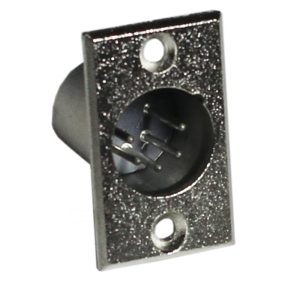 שקע XLR‏ 5 פינים זכר לשאסי Roxtone 516 SOCKET