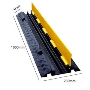 מדרך כבלים מגומי 2 תאים 1 מטר Roxtone CABLE GUARD W20