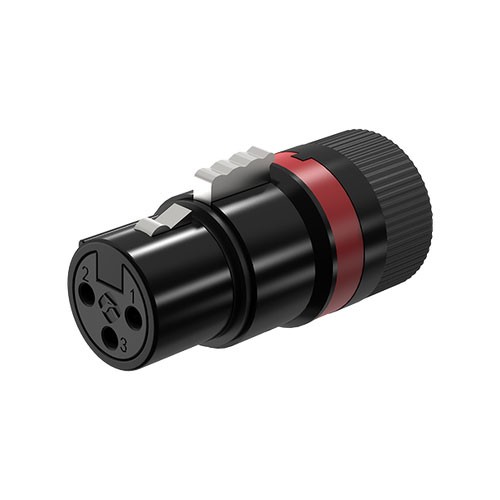 מחבר XLR נקבה נמוך (Low Profile) Roxtone LX3FH